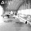 Prefabricar el marco espacial Aircraft Hanking Construction Metal Hangar Estructura de acero